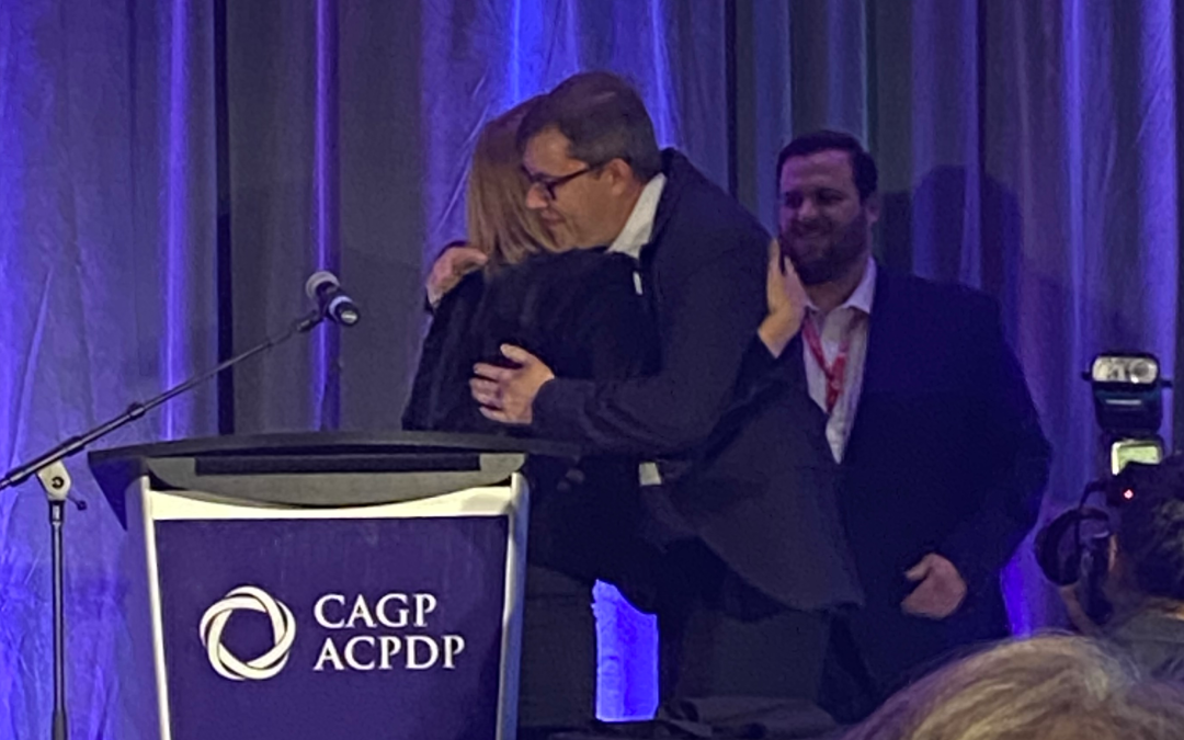 Ryan’s Friend of CAGP Award Words of Gratitude.